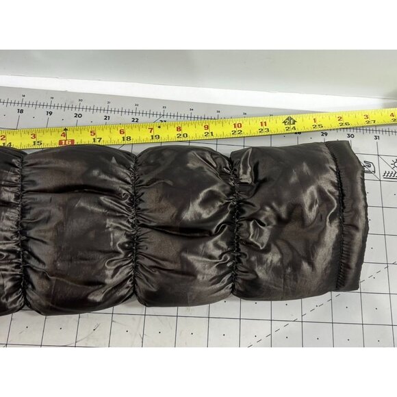 Michael Kors Womens Packable Down Jacket Puffer Style M Metallic Gray - Picture 7 of 11